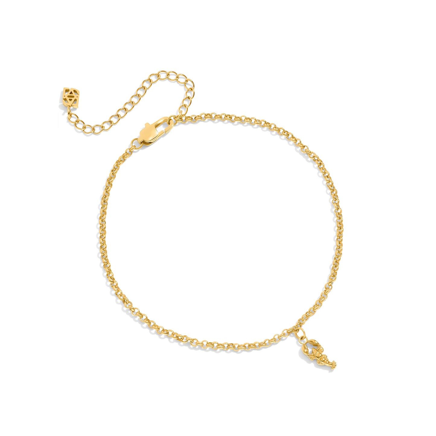 Ocean Charms Lobster Anklet (Gold)