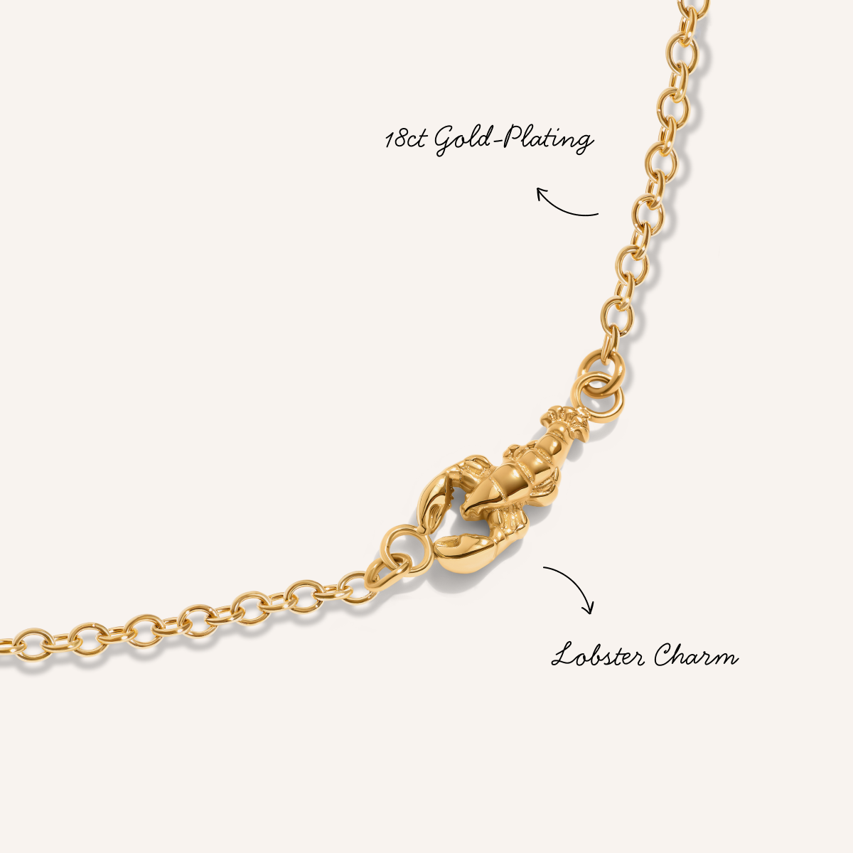 Ocean Charms Lobster Set (Gold)