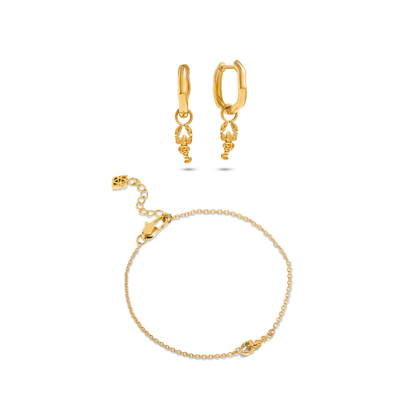 Ocean Charms Lobster Set (Gold)