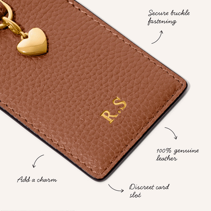 Leather Luggage Tag (Tan)