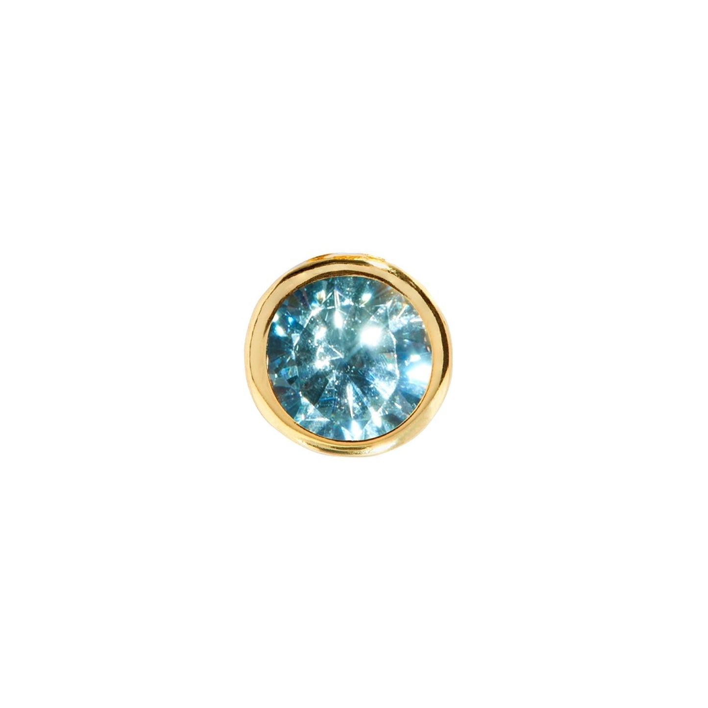 Double Initial Icon - Birthstone (Gold)