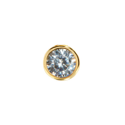 Double Initial Icon - Birthstone (Gold)