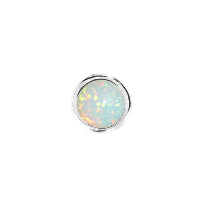 Birthstone Huggie Charm (Silver)