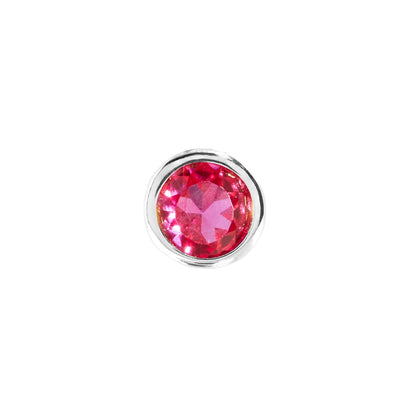 Double Initial Icon - Birthstone (Silver)
