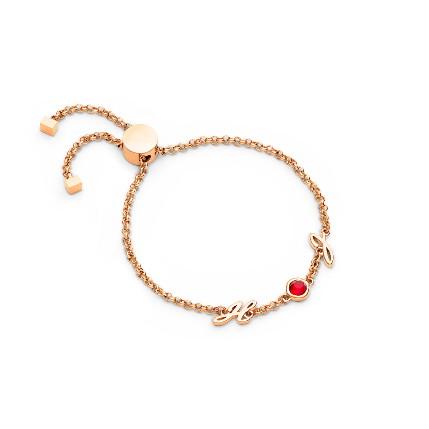 Made Mine Charms - Heart Birthstone Charms (Rose Gold)