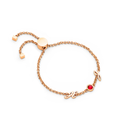 Made Mine Charms - Heart Birthstone Charms (Rose Gold)