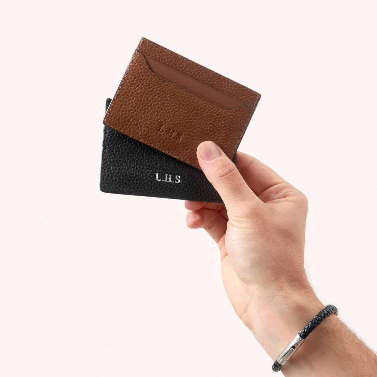 Leather Card Holder (Tan)