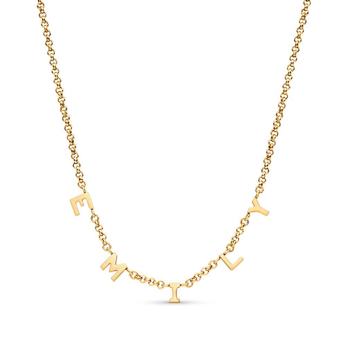 Made Mine Name Necklace - Gold