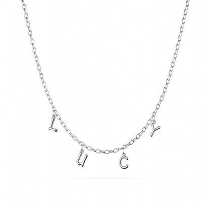Made Mine Fine Name Necklace (Silver)