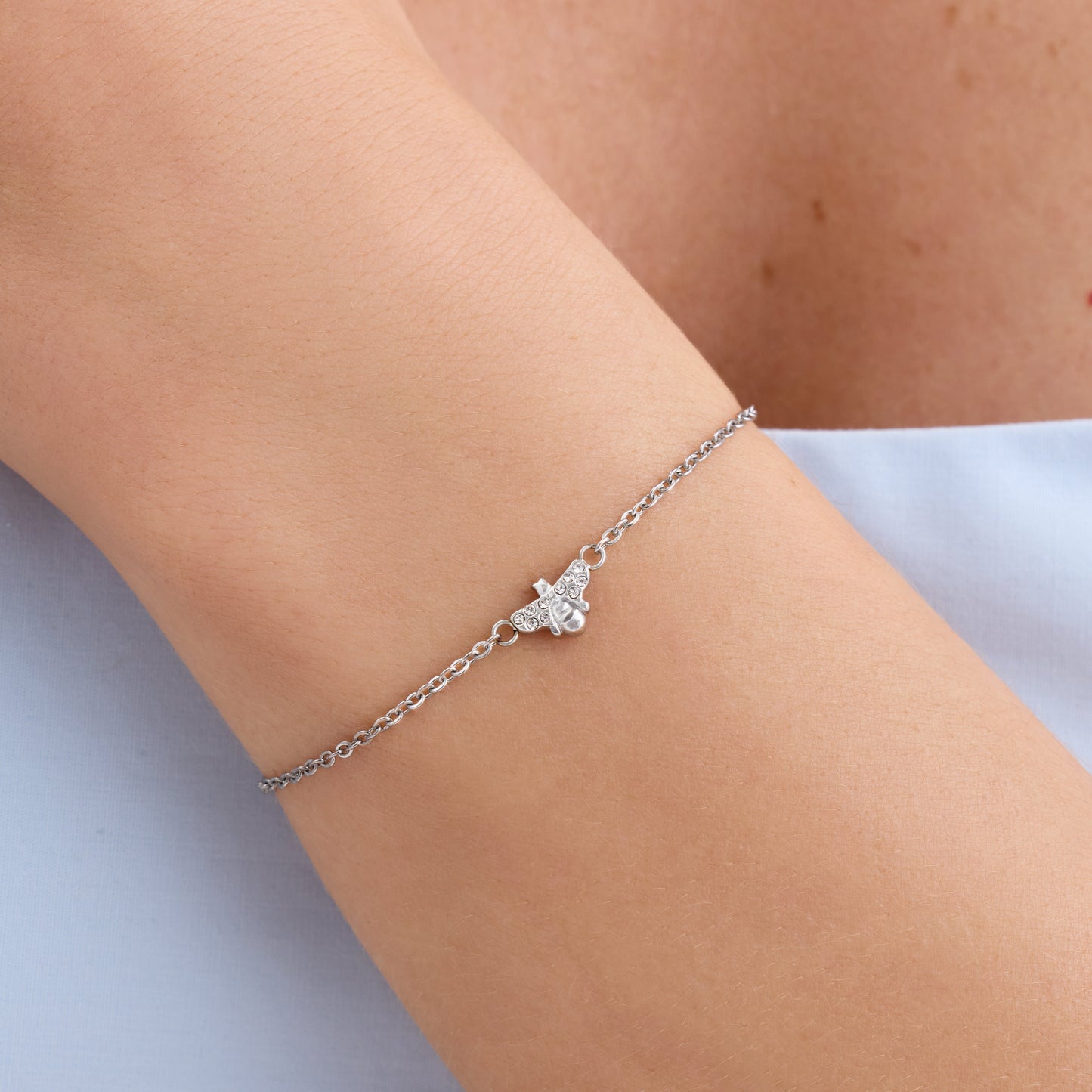 Made Mine Single Charm Bracelet (Silver)