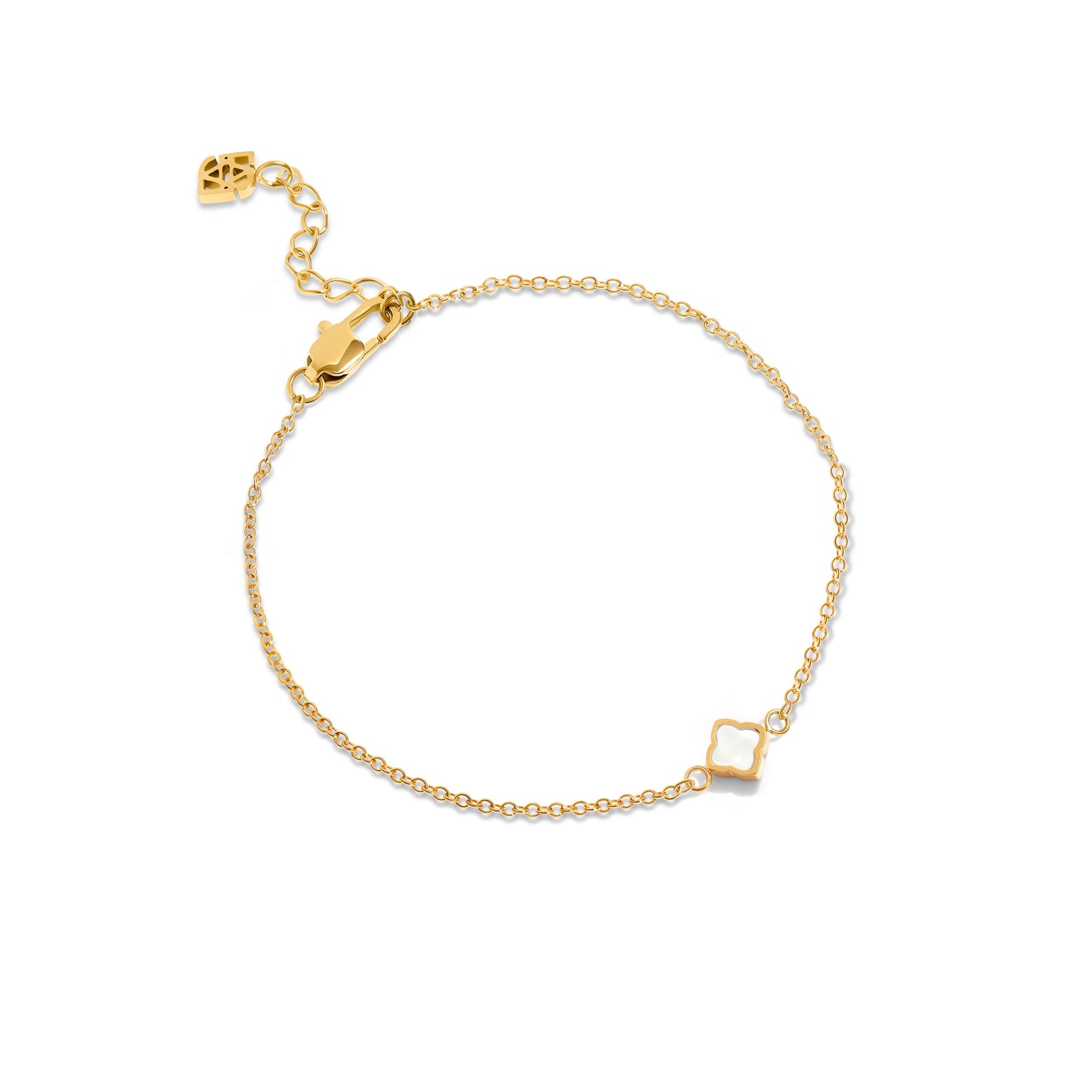 Made Mine Clover Bracelet (Gold)