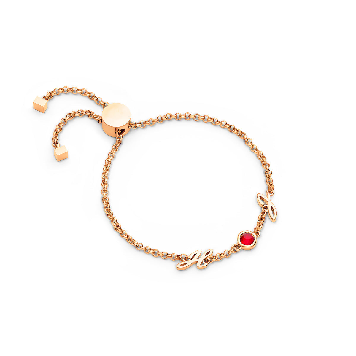 Made Mine Charms - Heart Birthstone Charms (Rose Gold)