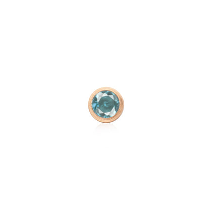 Custom Retro Birthstone (Rose Gold)