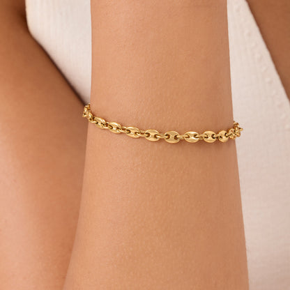 Mariner Chain Bracelet (Gold)