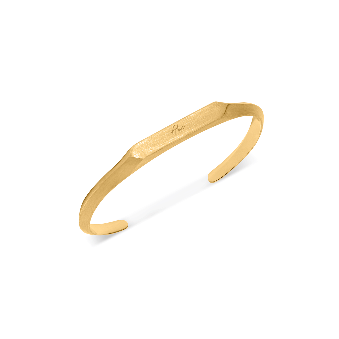 Intersection Cuff Bangle (Gold)