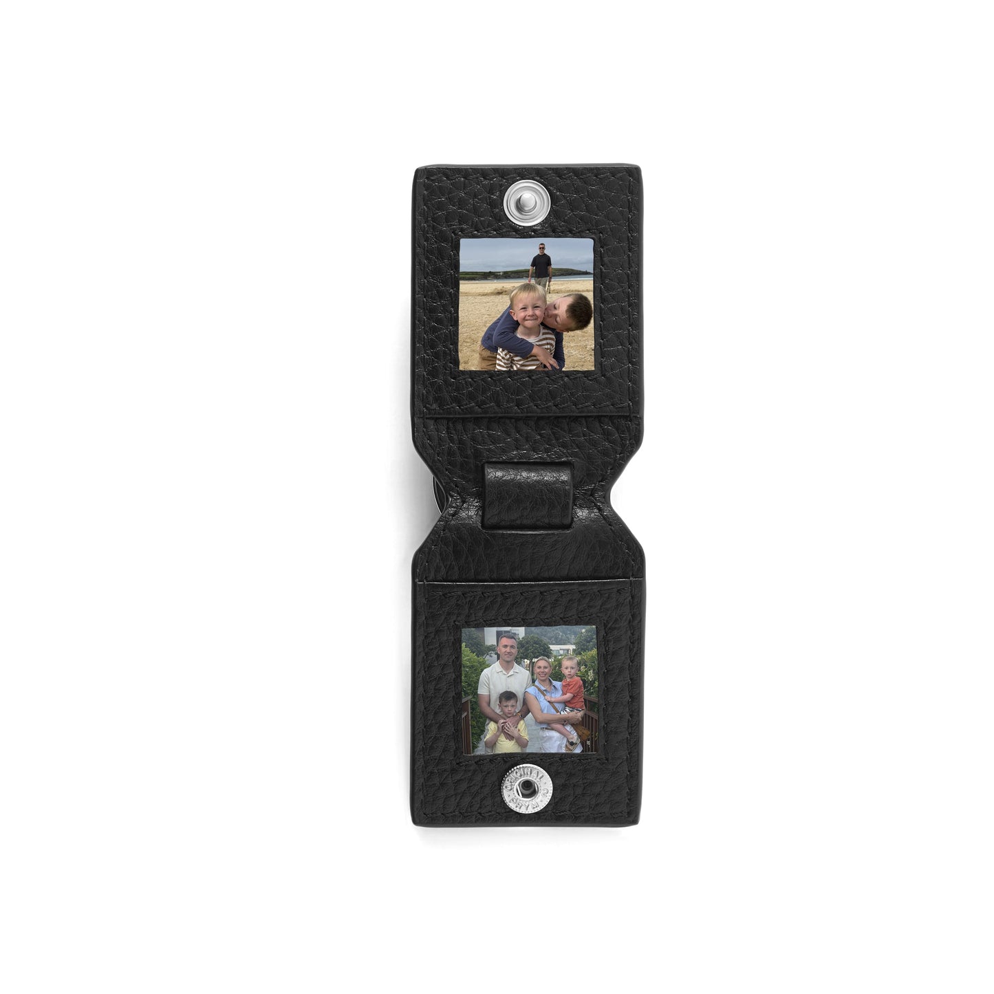 Leather Photo Keyring (Black)