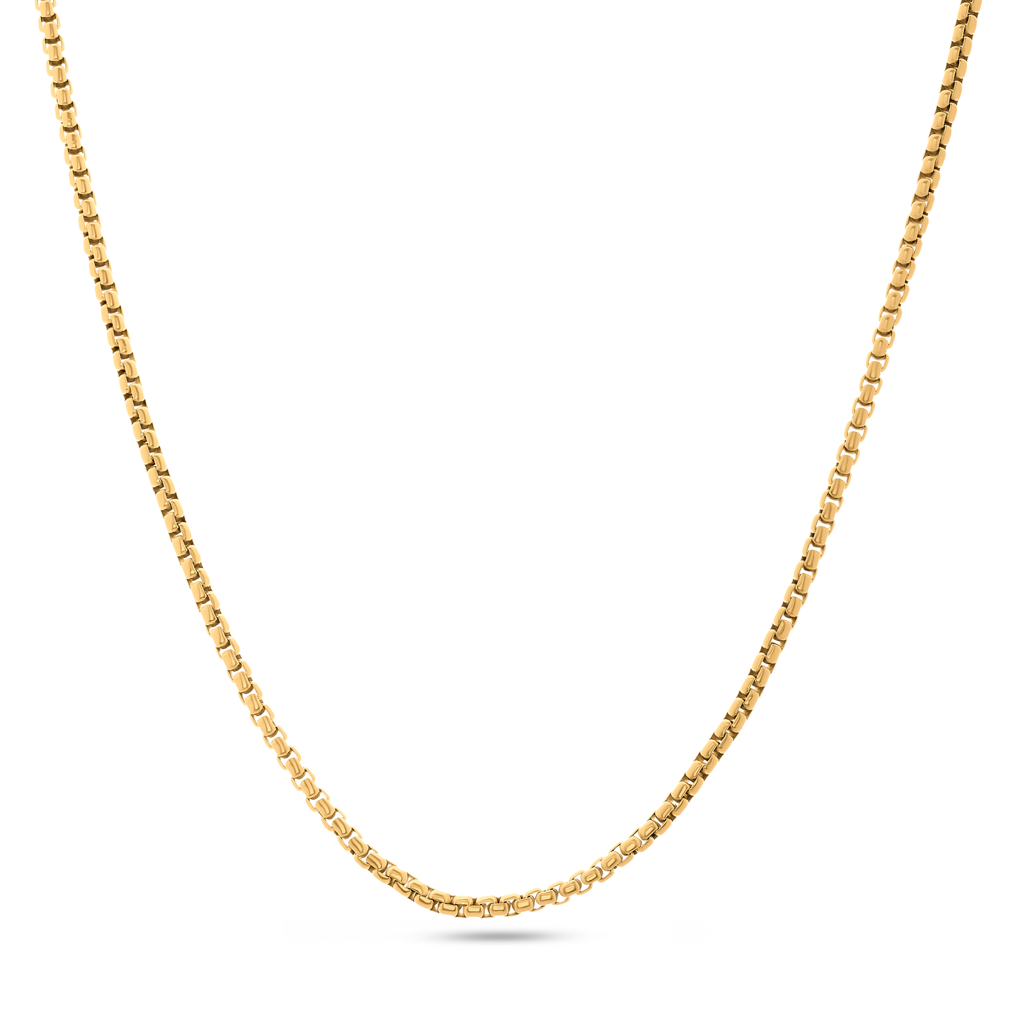 Box Chain Necklace (Gold)