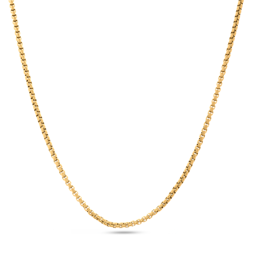 Box Chain Necklace (Gold)