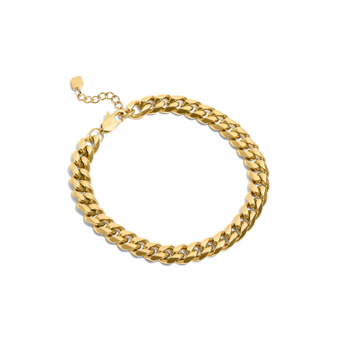 Curb Chain Bracelet (Gold)