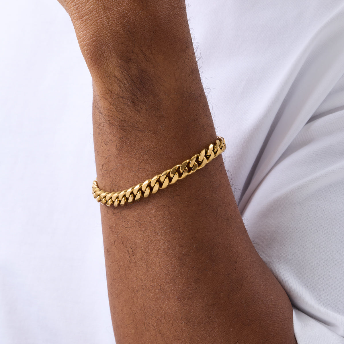 Curb Chain Bracelet (Gold)