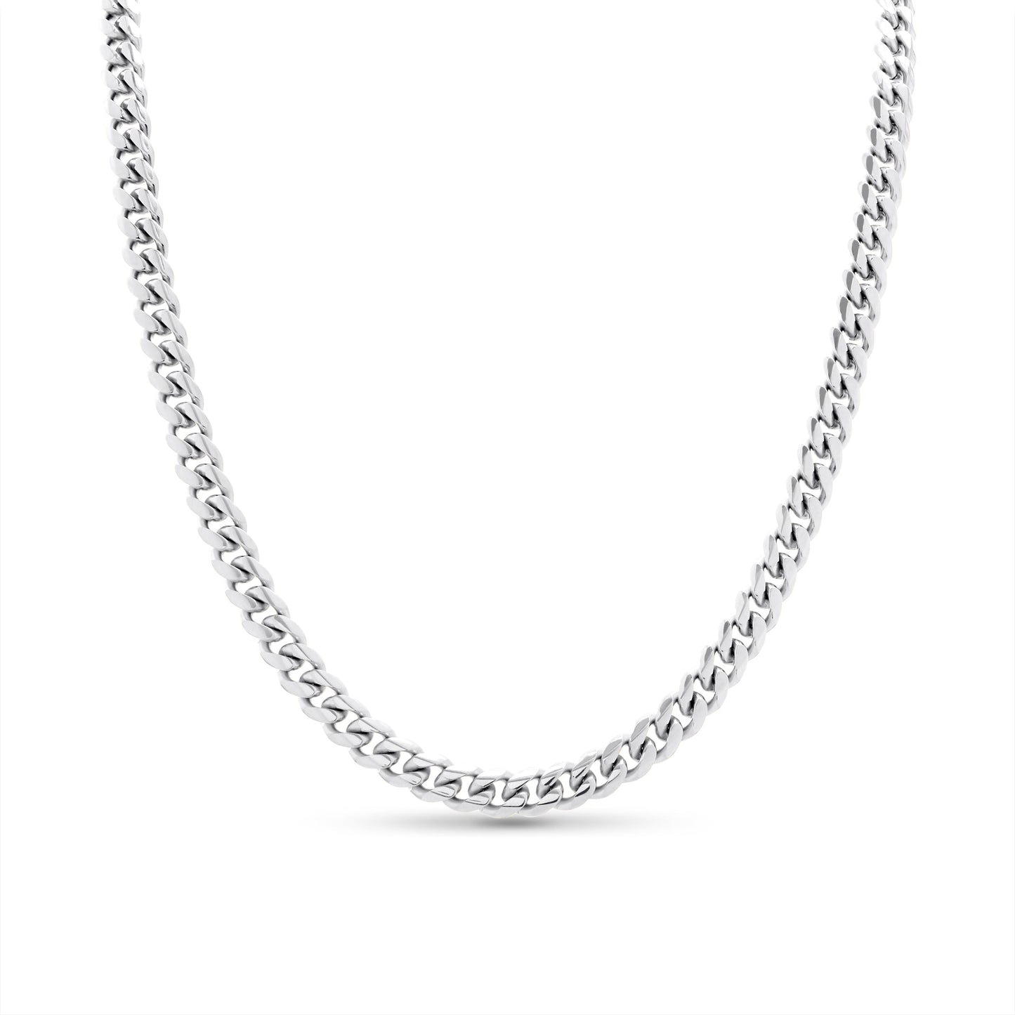 Curb Chain Necklace (Silver)