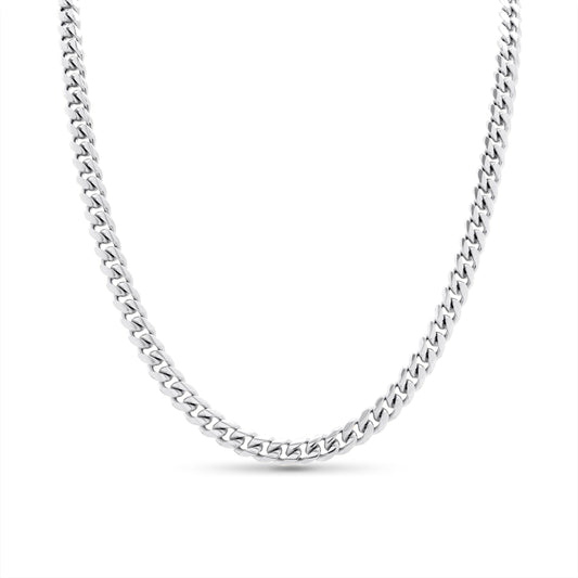 Curb Chain Necklace (Silver)