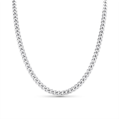 Curb Chain Necklace (Silver)