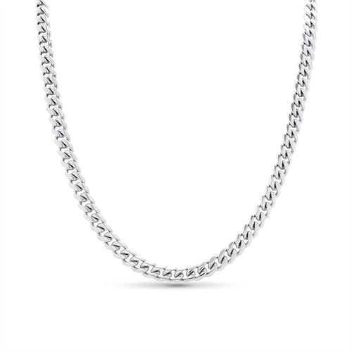 Curb Chain Necklace (Silver)