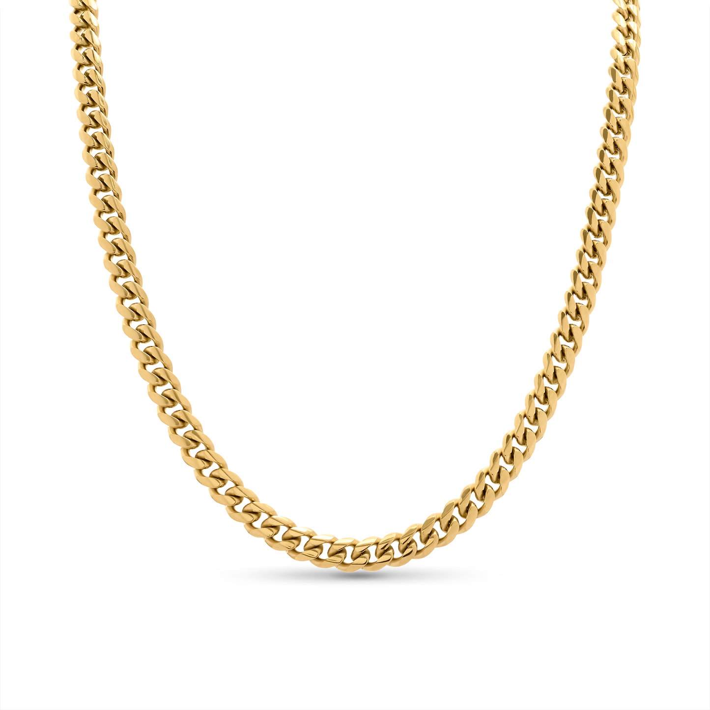 Curb Chain Necklace (Gold)