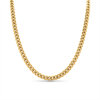 Curb Chain Necklace (Gold)