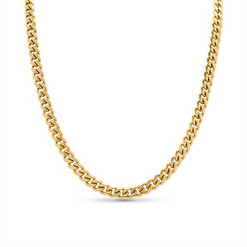 Curb Chain Necklace (Gold)