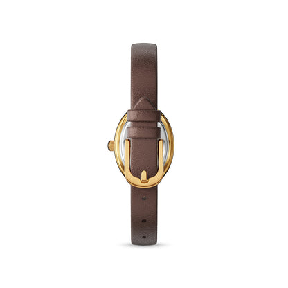 Monroe Black Leather Watch