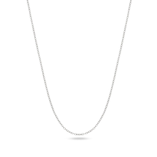 Layering Mini Me Fine Chain Necklace (Silver)