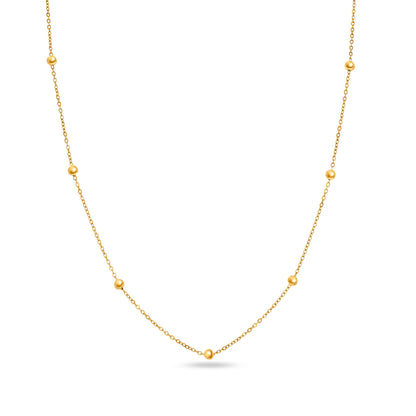 Mini Me Sphere Layering Chain (Gold)