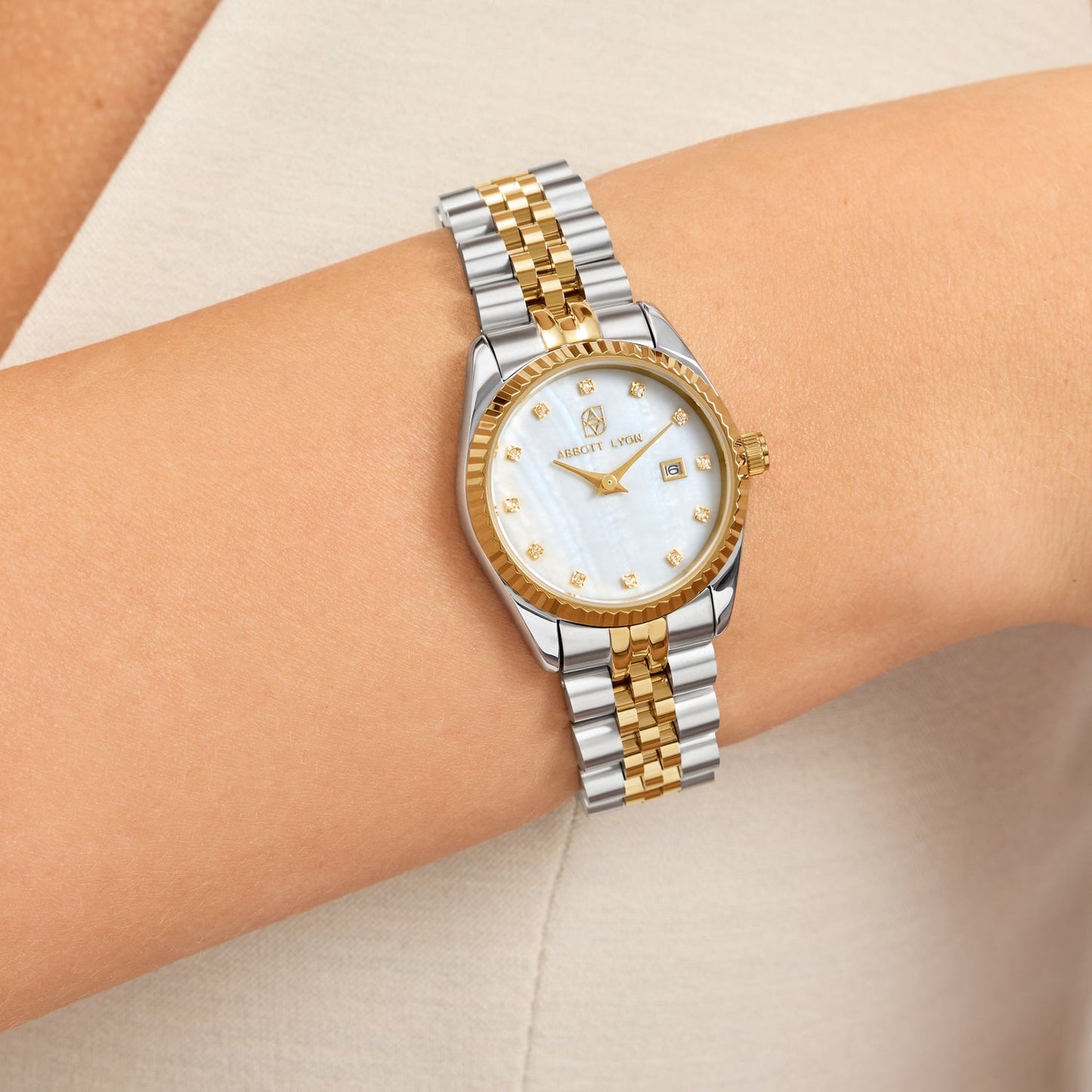 Pearl Belgravia & Bracelet Set (Gold)