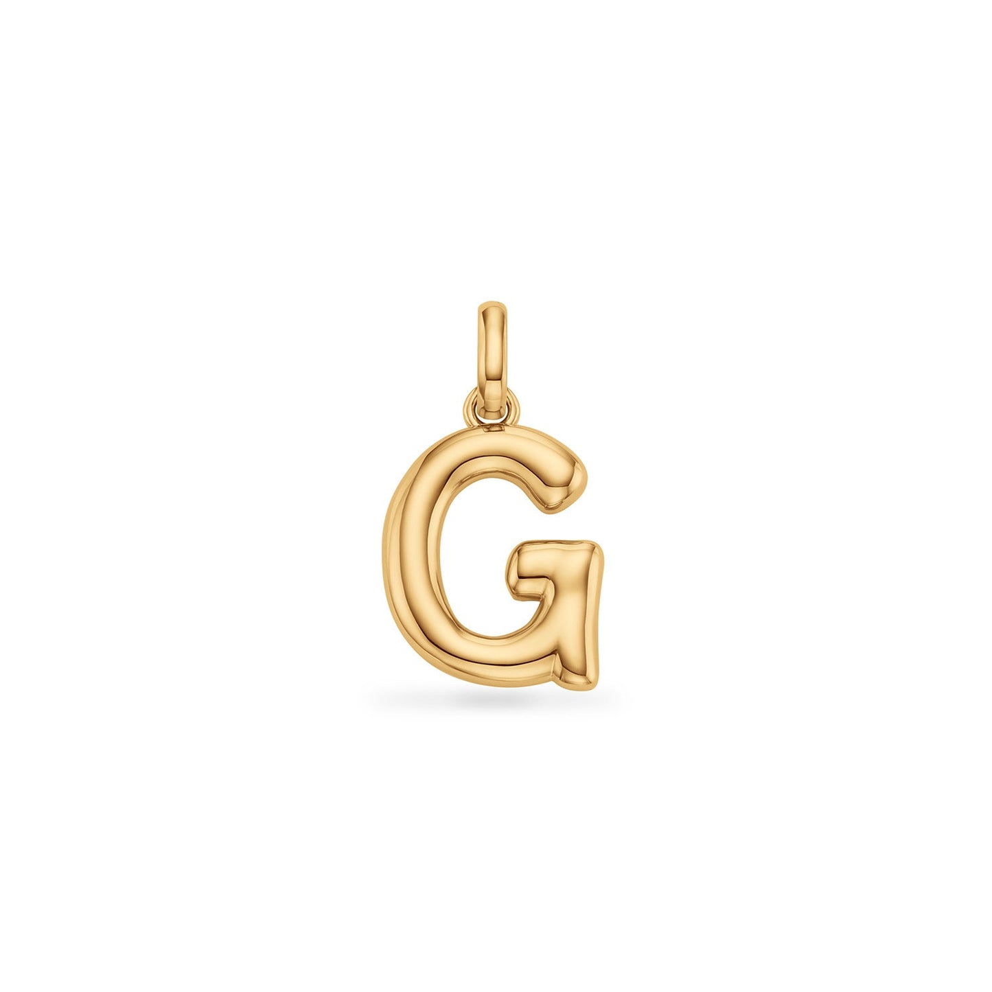Molten Initial Pendant (Gold)