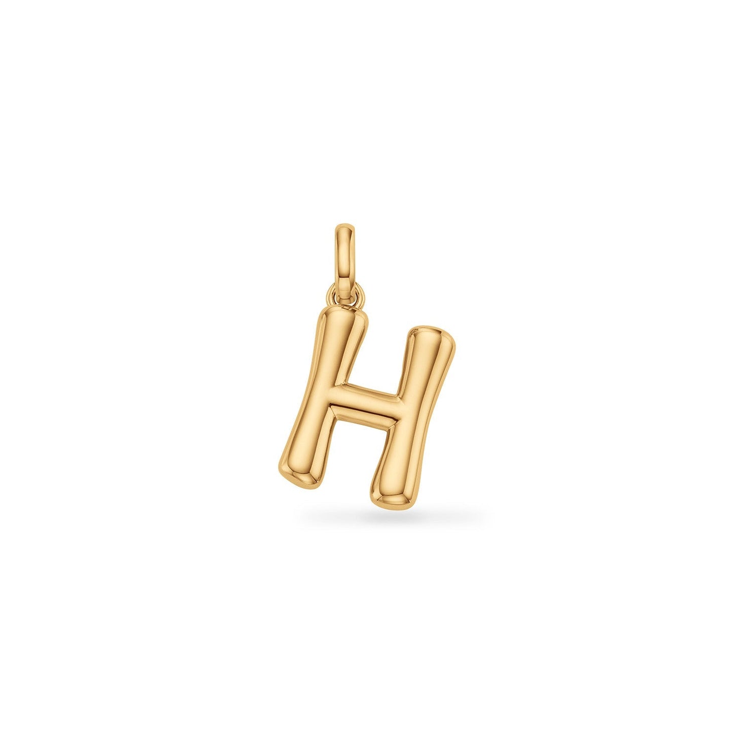 Molten Initial Pendant (Gold)