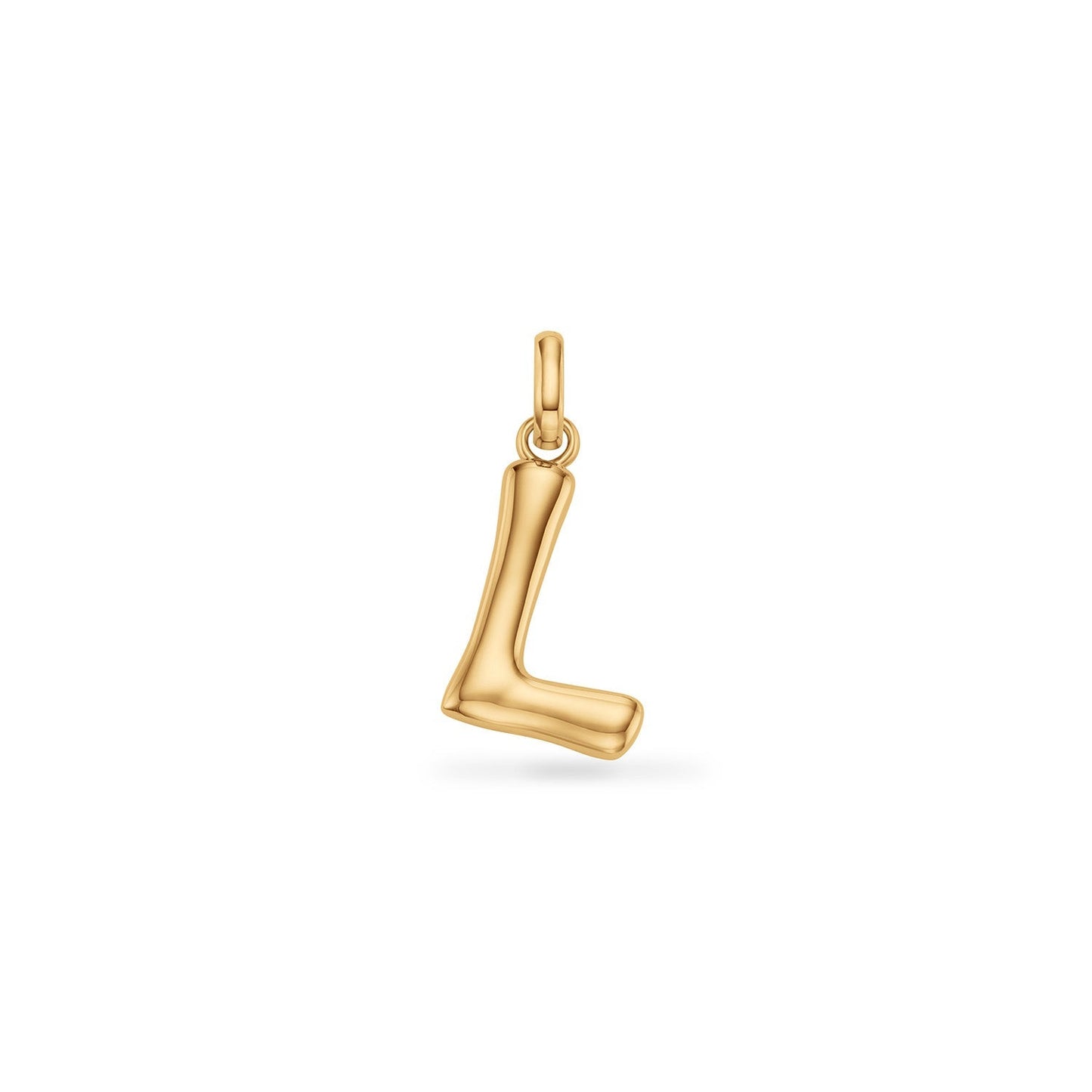 Molten Initial Pendant (Gold)