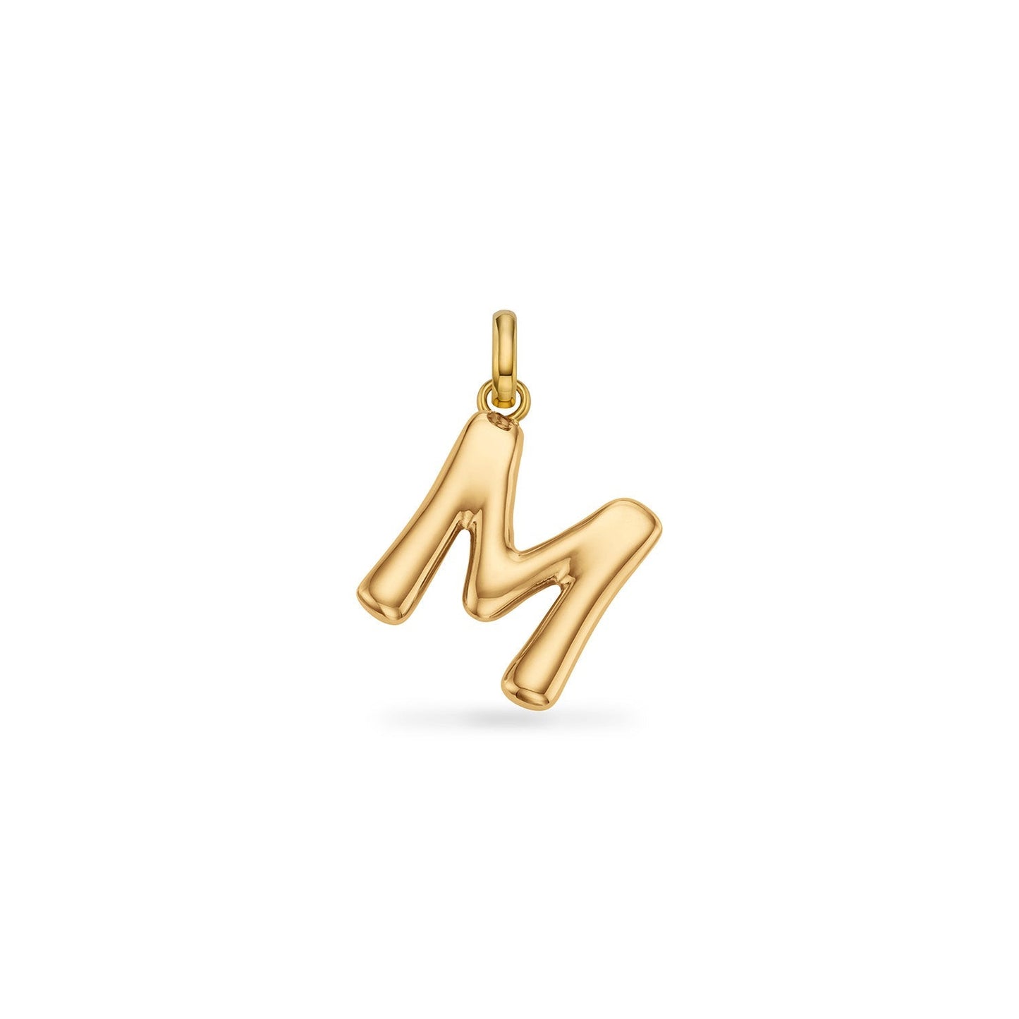 Molten Initial Pendant (Gold)