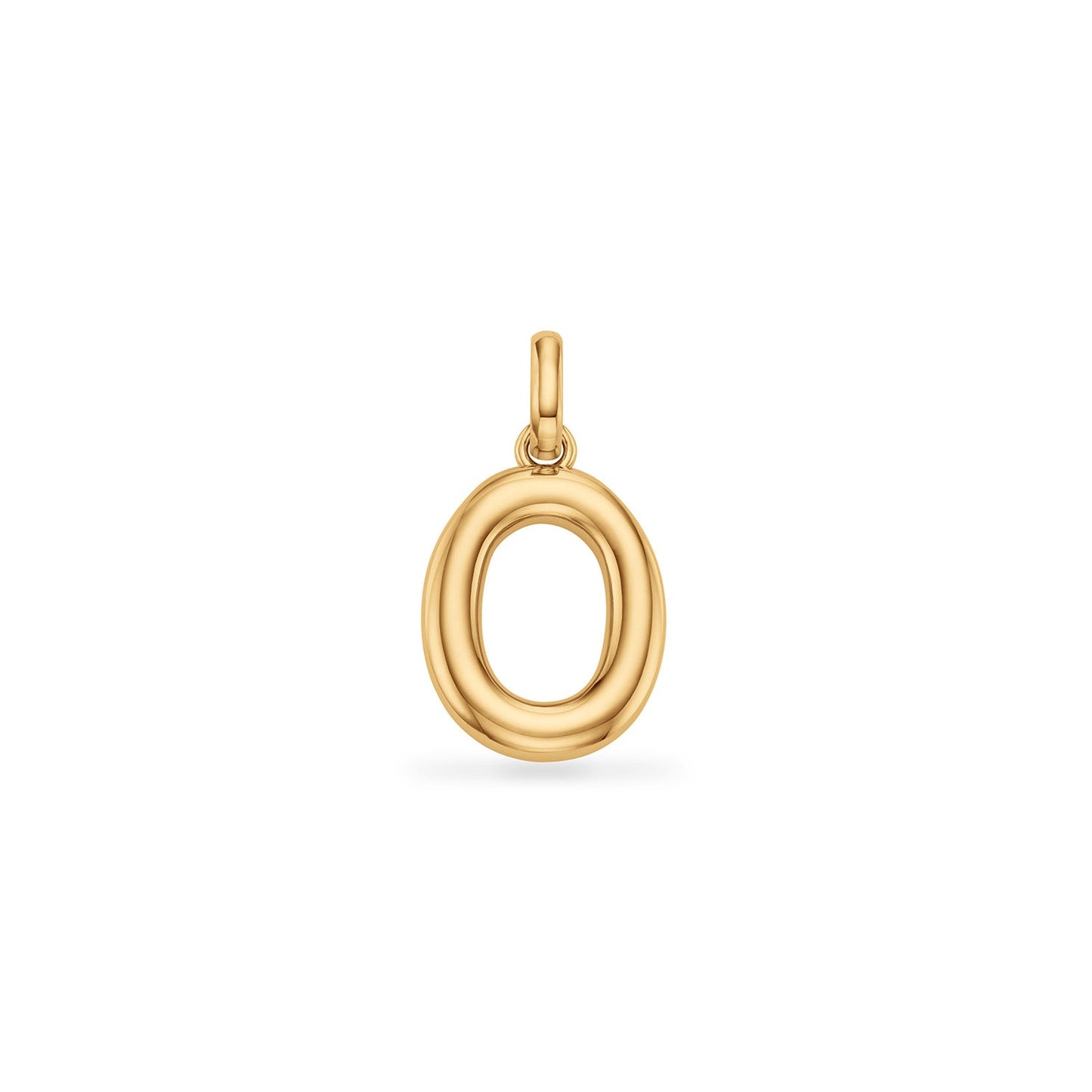 Molten Initial Pendant (Gold)