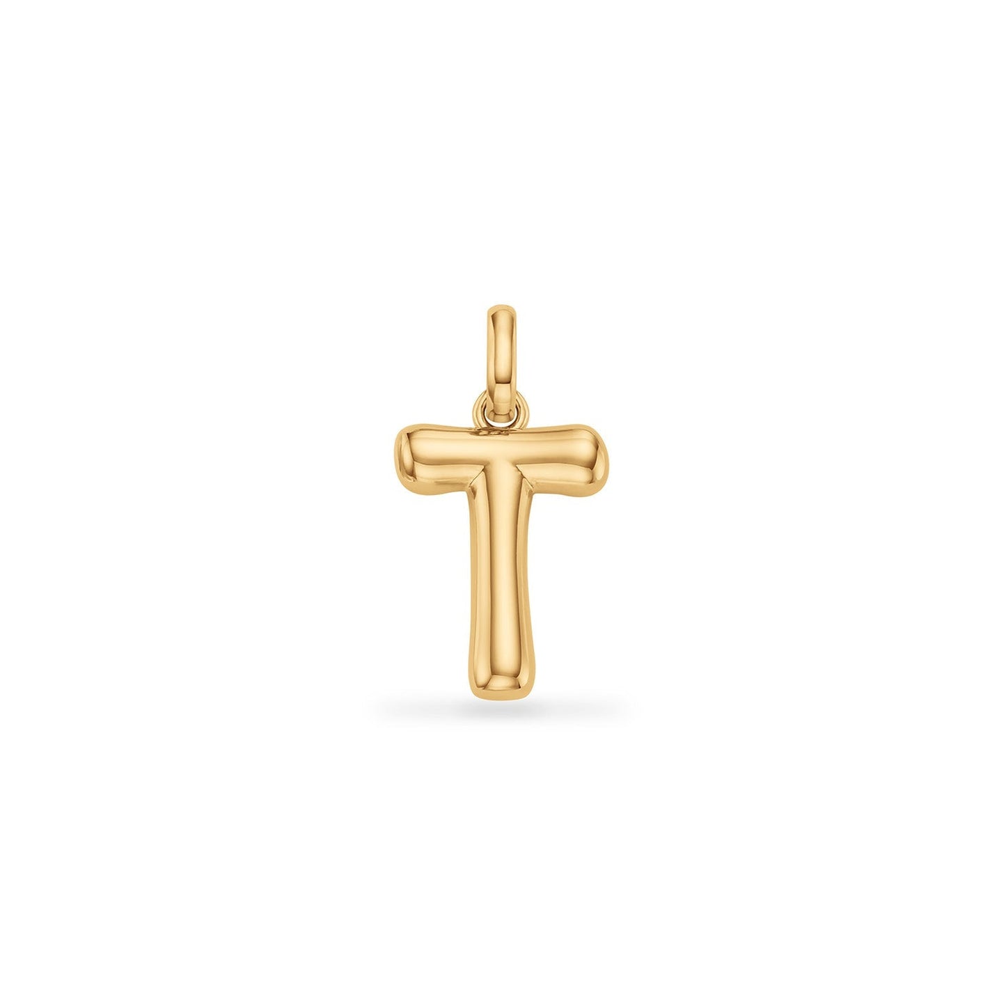 Molten Initial Pendant (Gold)