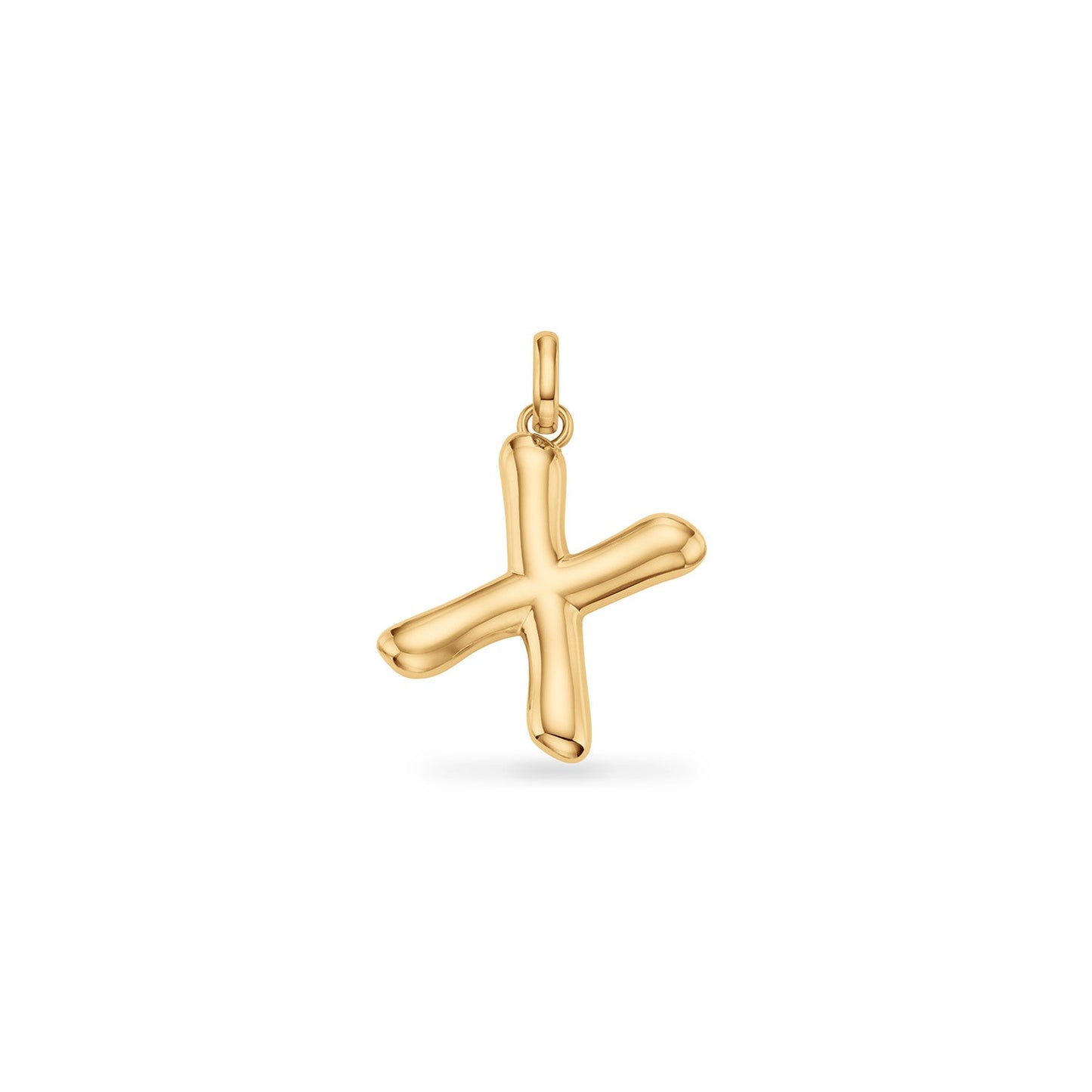 Molten Initial Pendant (Gold)