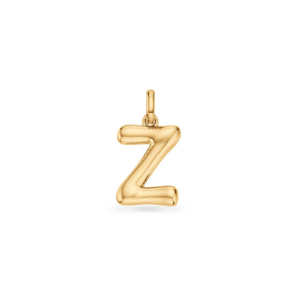 Molten Initial Pendant (Gold)