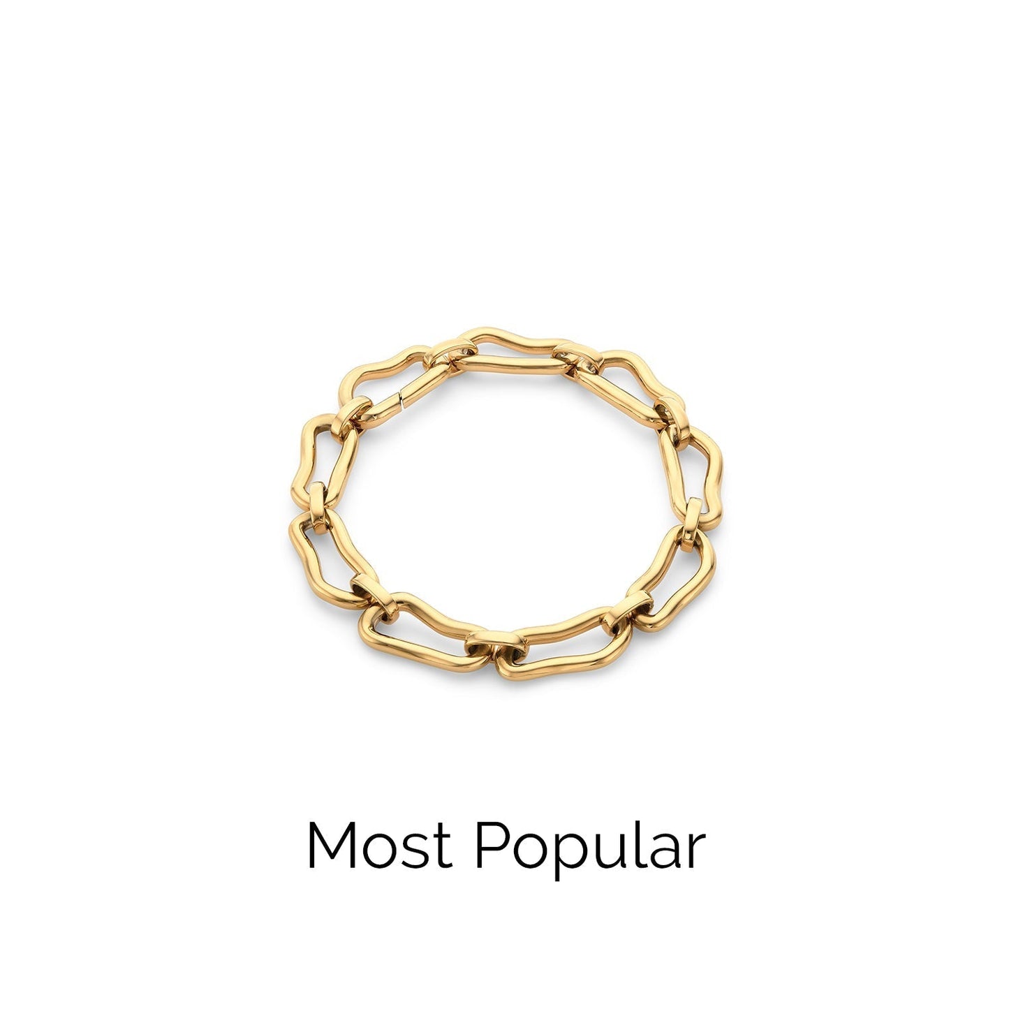 Molten Link Bracelet (Gold)