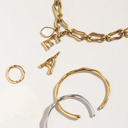 Molten Bangle (Gold)