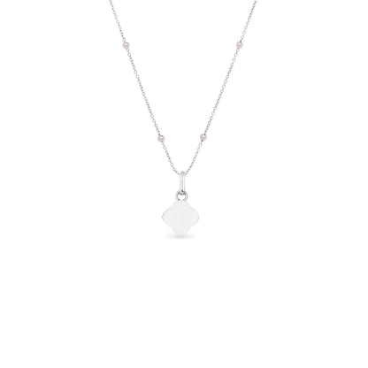 Pearl Clover Necklace (Silver)