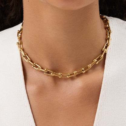 Link Chain Necklace (Gold)