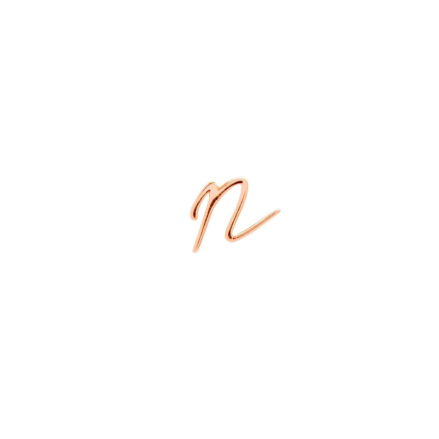 Made Mine Charms - Script Initial Charms (Rose Gold)