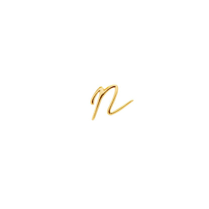 Made Mine Script Letter Bracelet (Gold) - NN