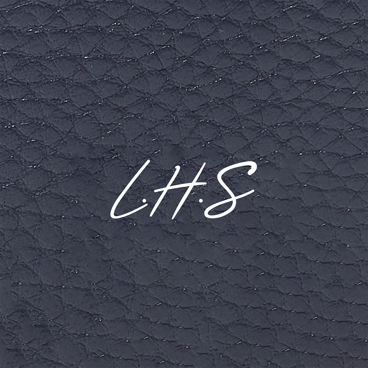 Leather Passport Holder (Navy)